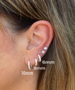 Aros bañados Plata y Rodinados